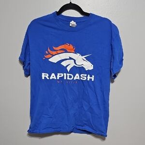 Blue Graphic L Pokemon T-Shirt